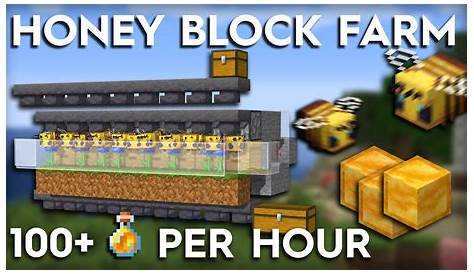 Minecraft Honey Farm Tutorial - Fully Automatic - YouTube