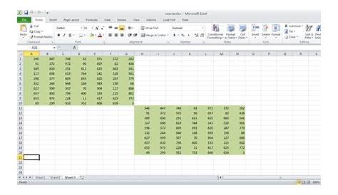 making the same change to multiple worksheets