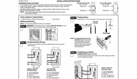 Leviton Switch Outlet Combination Wiring Diagram - Search Best 4K