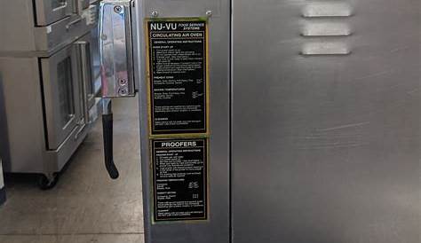 Nu-Vu UB-E4/8 (UEH14224) Used Oven/Proofer, 240V