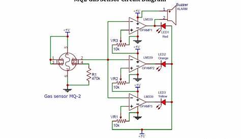 gas sensor circuit diagram
