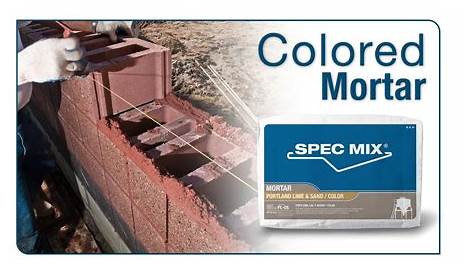 SPEC MIX® Colored Mortar - YouTube