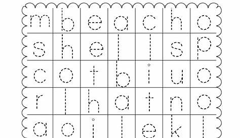 Free Printable Summer Themed Activity Worksheet for Kindergarten