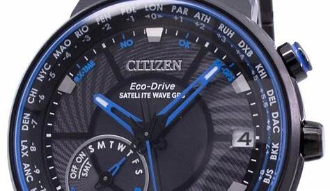 Citizen Eco-Drive Satellite Wave GPS CC3078-81E World Time Men's Watch