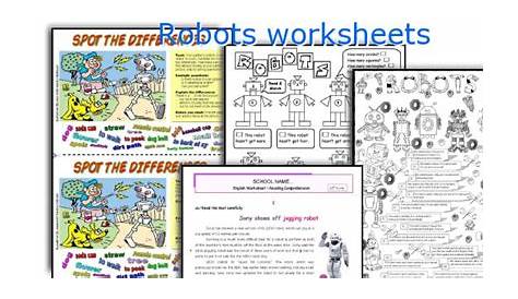 Robots worksheets