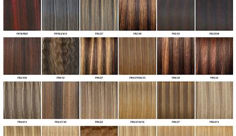 hair weave color chart