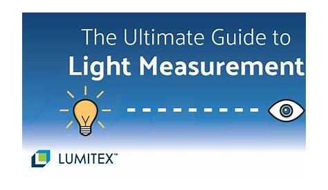 how is light measured