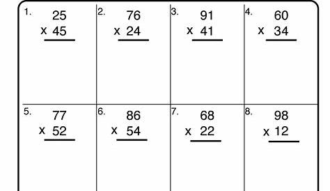 Multiplication Worksheets - Have Fun Teaching