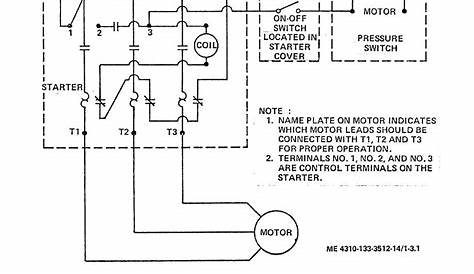 air compressor motor wiring diagram