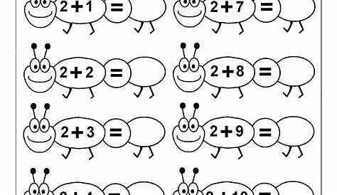 kindergarten math free worksheets