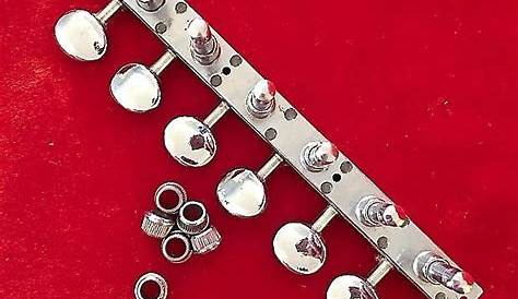Grover 6 in line gibson firebird tuners c 1965 Chrome | Reverb
