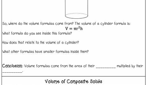 Volume and Cross Sections Notes and Worksheets - Lindsay Bowden