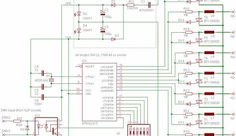 dmx controller circuit diagram