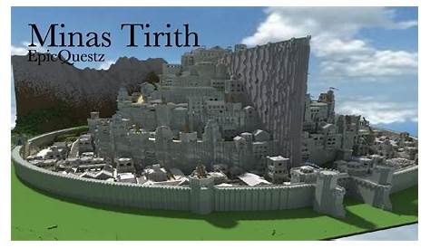 Minecraft Minas Tirith - A lord of the rings build - YouTube