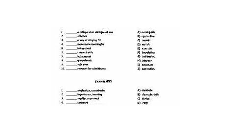180 Essential Vocabulary Words for 6th Grade Tests by born2bateacher