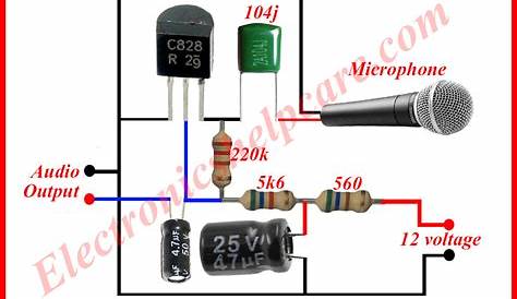 microphone circuit diagram pdf