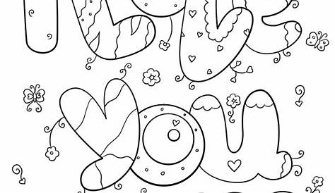 Free Printable I Love You Coloring Pages at GetColorings.com | Free