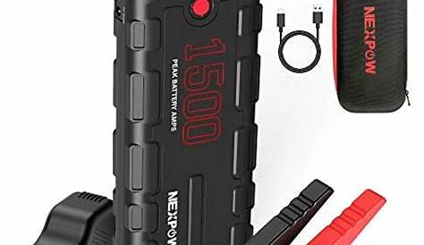 Nexpow 2000A Peak 18000mAh Car Jump Starter with USB Quick Charge 3.0