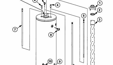 ao smith water heater diagram