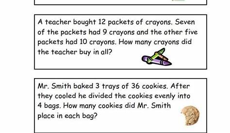 4Th Grade 2 Step Word Problems