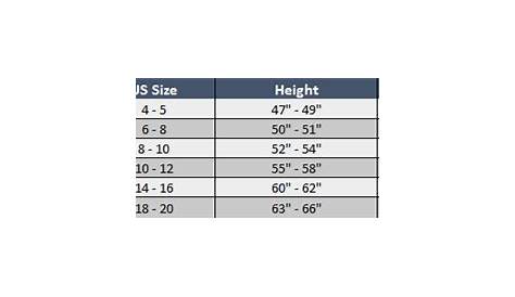 youth size chart soccer jersey