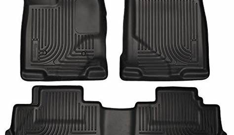 Weathertech 44573-1-2 Front and Rear Black Floor Liners for 2014-2017 Jeep Wrangler Unlimited