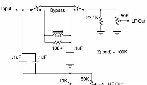 2 way crossover circuit diagram