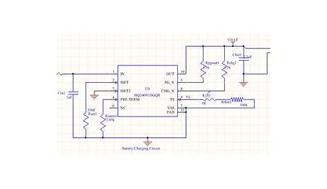 rechargeable battery circuit diagram