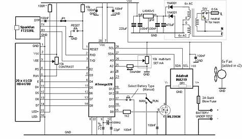 battery load tester circuit diagram