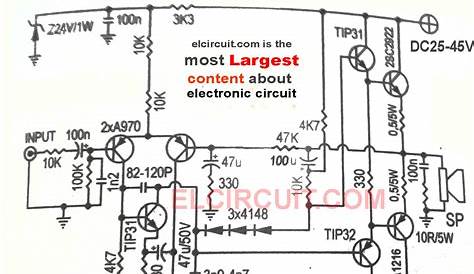 400W and 800W Power Amplifier Circuit - Electronic Circuit