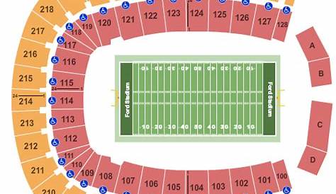ford field beyonce seating chart