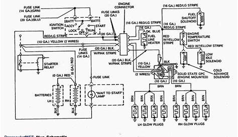 glow plug relay wiring diagram