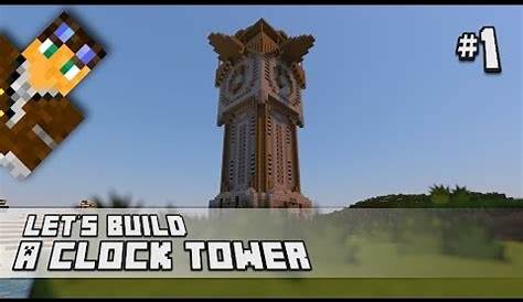 Minecraft Simple Builds: Let's Build - A Clock Tower! - Part #1 - YouTube