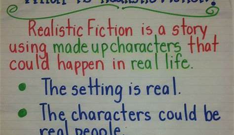 realistic fiction anchor charts