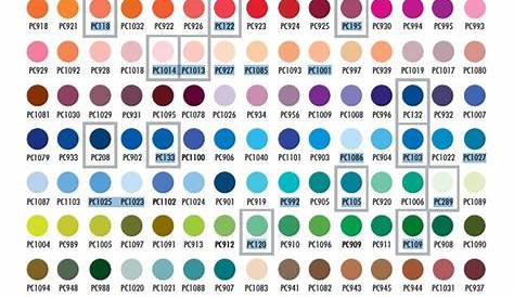 Prismacolor Pencil Color Chart 150 | amulette