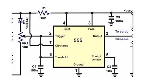 circuit diagram for servo motor