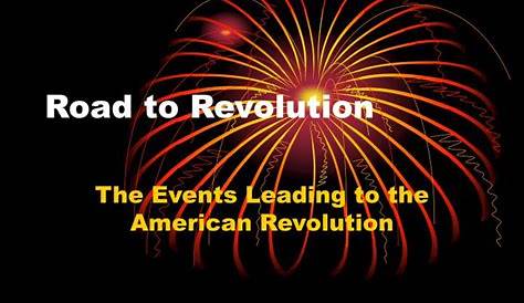 road to the revolution powerpoint