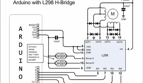 l298n h bridge schematic