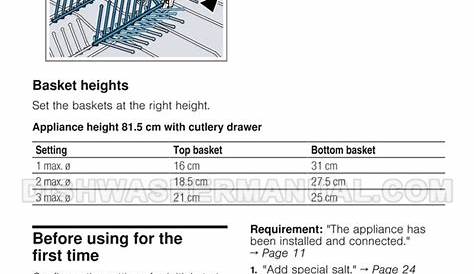 Siemens SN73HX42VG Top Control Dishwasher User Manual
