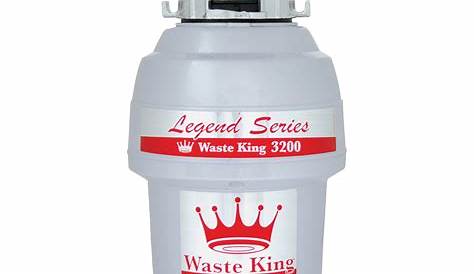 Waste King Legend Series L-3200 Garbage Disposer, 3/4 hp