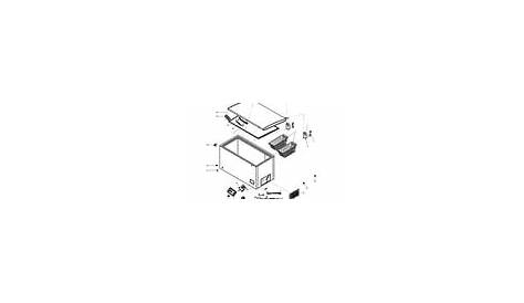 Haier HFC9204ACW chest freezer parts | Sears PartsDirect