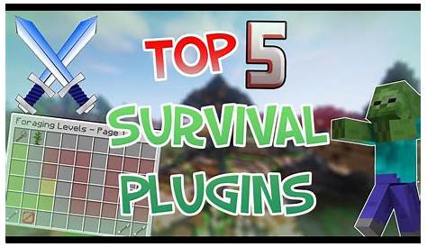 Top 5 SURVIVAL Minecraft Plugins - YouTube