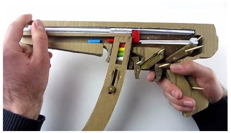DIY Cardboard MP5 That Shoots Paper Bullets -The Firearm Blog
