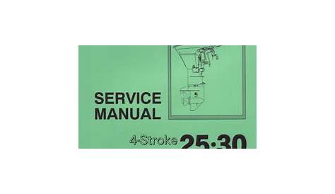 Tohatsu Service Manual - 25/30A 4STR Outboards - OutboardDirect.com by