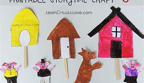 Printable Storytime Craft: Three Little Pigs