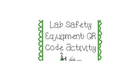 lab safety anchor chart