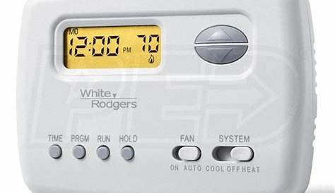 white & rodgers thermostat manual