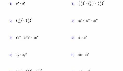 14 Rational Exponents Worksheets With Answers / worksheeto.com