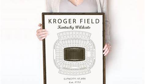 Kroger Field Seating Chart University of Kentucky Wildcats - Etsy