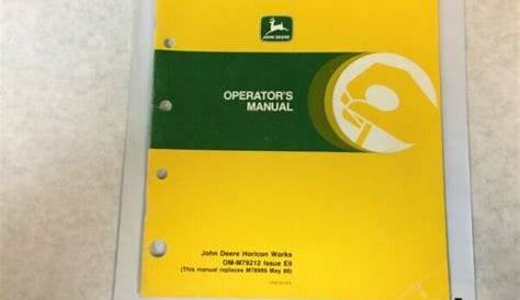 John Deere 100 Series Tractors Operators Manual for sale online | eBay
